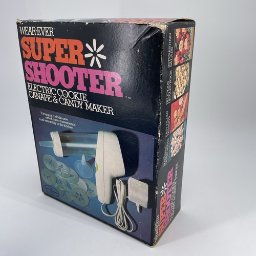Wear Ever Super Shooter 70001 versiegelte elektrische Keks Süßigkeiten Maschine Vintage Backen - Bild 7 von 10