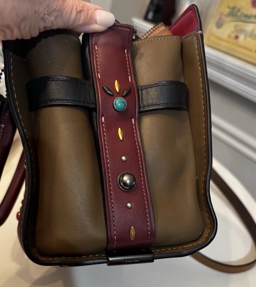 COACH Swagger 27 with Colorblock  Patchwork Prair… - image 8