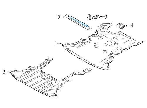 2012-2015 BMW X1 - Radiator SEAL / Cover Panel 2990839 - Picture 3 of 5