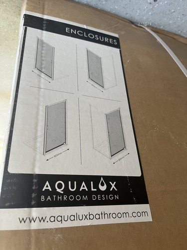 ✨ Aqualux Pivot Shower Door with Side Panel + Shower Tray – Complete Set! ✨ - Picture 4 of 5