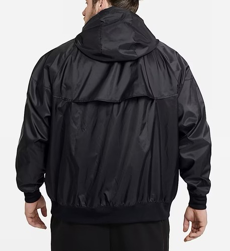 Nike Sportswear Windrunner Hooded Black Jacket Men’s Size Large DA0001-010 - Picture 10 of 14