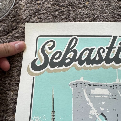 Póster Sebastian Maniscalco Firmado Edición Larga NY NJ EXCLUSIVO - Imagen 7 de 11
