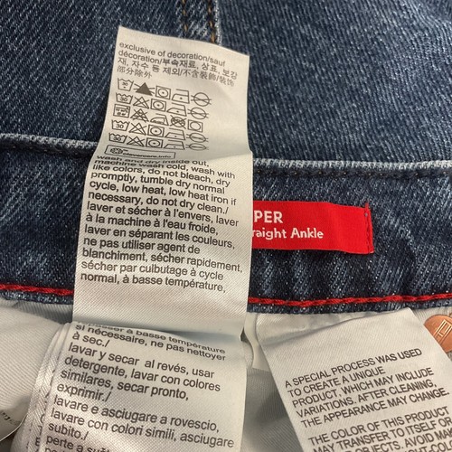 Tommy Jeans Harper High Rise Straight Ankle Denim Jeans Size 28 32 - Picture 7 of 7