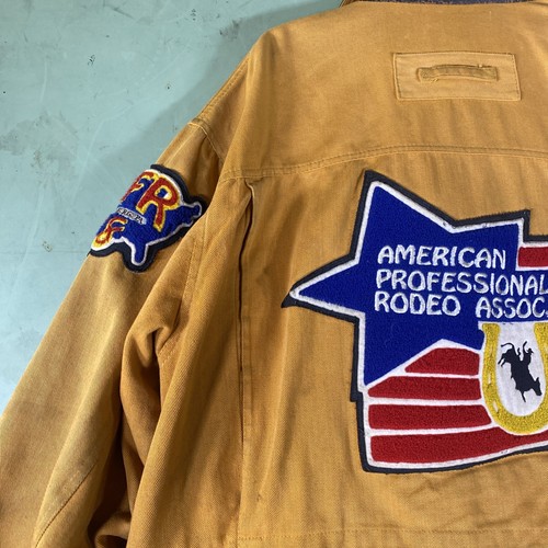 Vintage American Rodeo Bull Rider Canvas Lined Bee Wild USA Jacket Size L Harrisburg - Bild 22 von 24