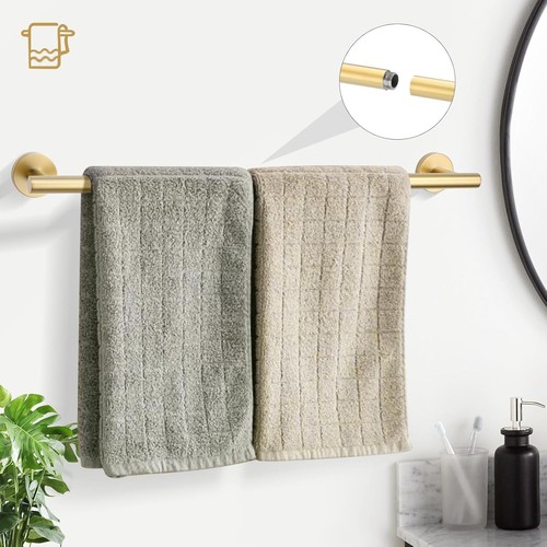 TURS Brushed Gold 5 Piece Bathroom Hardware Set, SUS304 Brusehd Dark - 第 2/7 張圖片