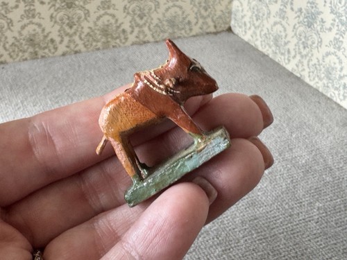 Miniature Calf Statue 1:12 scale Native Indian Art - Picture 8 of 8