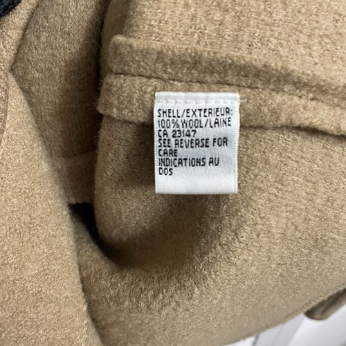 Talbots 100% Wool Coat Jacket Women's Beige Mid-Length Classic Coatigan Sz M - Picture 9 of 15
