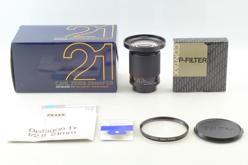【ALMOST UNUSED IN BOX】 CONTAX Carl Zeiss Distagon T* 21mm f/2.8 MMJ Lens Japan - Picture 2 of 11