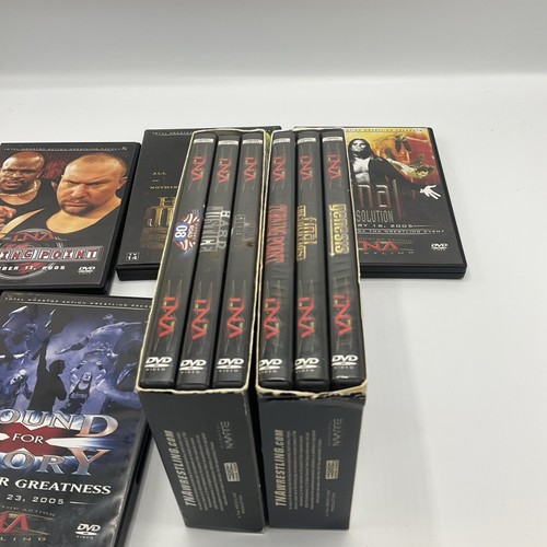 TNA Wrestling Cross The Line 2008 DVD Sets Plus Turning Point Final Res Lots - Imagen 2 de 2