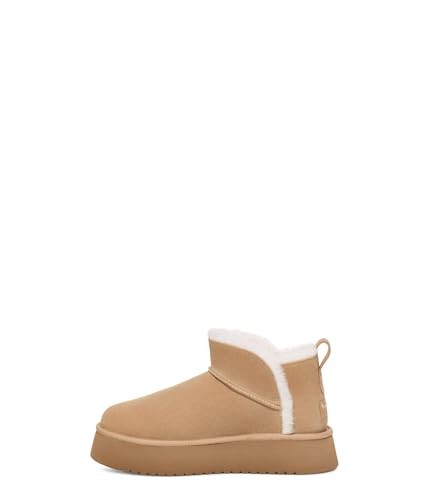 KOOLABURRA BY UGG KOOLA ULTRA MINI PLATFORM WOMENS ANKLE BOOT SIZE 8 - SAND - Picture 4 of 5