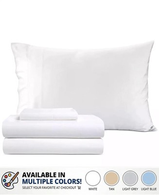 SleepRX 300 Thread Count 4-Pc. Sheet Set, Cotton-Bamboo