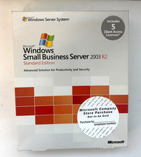 Windows Small Business Server 2003 Standard Edition 5 client licenses 