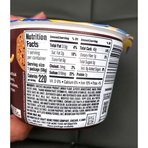 Tazas con sabor a bagel Kraft Mac & Cheese Everything 2,05 oz paquete de 6 caducidad 26/01 - Imagen 5 de 7