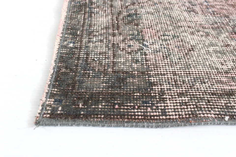 Alfombra tradicional de lana oriental anudada a mano vintage de 5'1" x 8'2" Foto 4 de 4