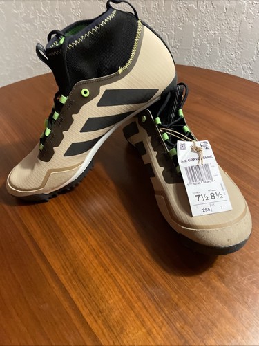 Adidas The Gravel Cycling Shoes US Beige Tone / Core Black Men's Size 7.5 New - Picture 6 of 13
