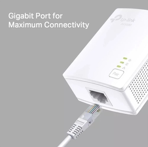 TP-Link Powerline Ethernet Adapter Starter Kit - AV1000 Gigabit Port, Plug&Play, - Zdjęcie 2 z 8