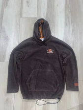 Vintage Cleaveland Browns Winter Drawstring Hoodie Size L