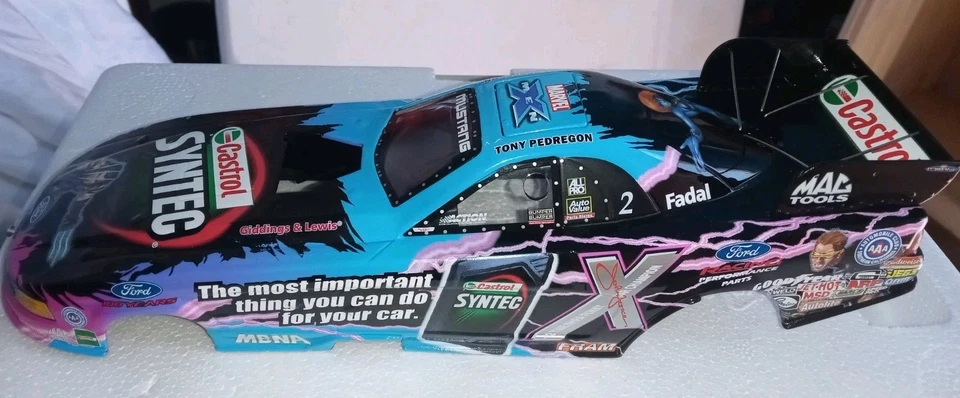 2003 Tony Pedregon Castrol Syntec/ X-Men Mustang Funny Car 1 of 3,414 P/N 104364 - Image 2 of 4