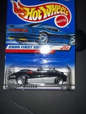 Hot Wheels Austin Healey #092 Black/Silver 2000 First Editions 32/36 Vintage Toy