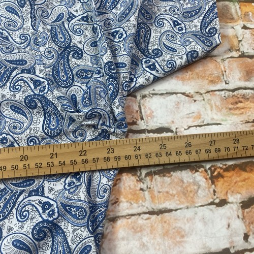 Camisa Wrangler L Grande Azul Blanco Cachemira A Presión Rodeo Vaquero Informal Para Hombres - Imagen 7 de 10