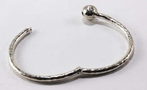IPPOLITA WONDERLAND 925 SILBER SCHWARZ ONYX SCHARNIER ARMBAND ARMREIF - Bild 3 von 7