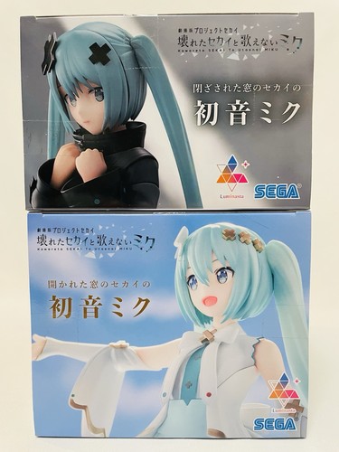 Figura Proyecto Sekai Luminasta Hatsune Miku Ventana Cerrada Mundo ver. SET JAPÓN - Imagen 5 de 6