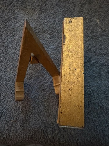 Vintage 3" großes Gemälde mit Staffelei Topf mit Blumen - Bild 6 von 8