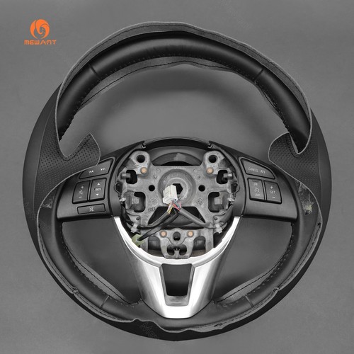 MEWANT DIY Steering Wheel Cover for Mazda 3 Axela 2013-2016 / 6 Atenza 2014-2017 - Picture 6 of 9