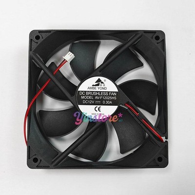 1 Pc. New AV-F12025HS DC Cooling Fan 12025 DC12V 0.30A 12CM 2Pin