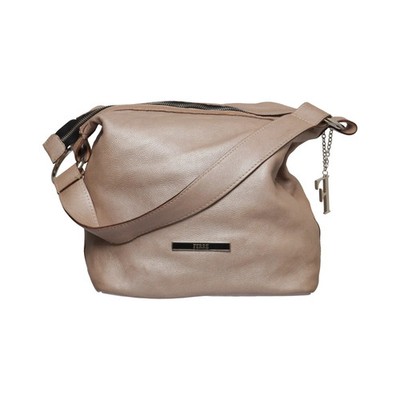 Gianfranco Ferré, Umhängetasche, Damen, Leder, Beige, Einfarbig, 27, 18 #mwI