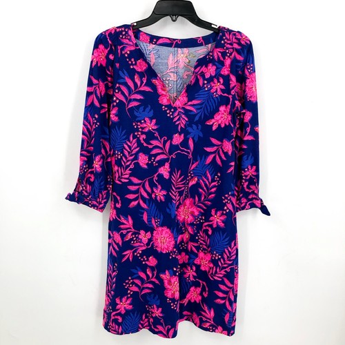 LILLY PULITZER Women's Cath Dress Small Blue Pink Never Ending Summer NWT - Picture 4 of 10
