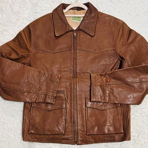 Chaqueta de Cuero LEVI's Vintage LVC 1930s Menlo COSACO Talla XL RARA - Imagen 2 de 9