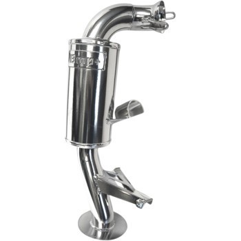Bikeman Perf Powder Lite Muffler Silencer Can Chrome for 15-20 Polaris 800 AXYS - Bild 1 von 1
