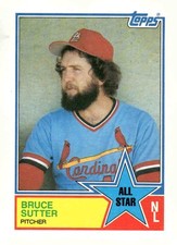 1983 Topps #407 Bruce Sutter