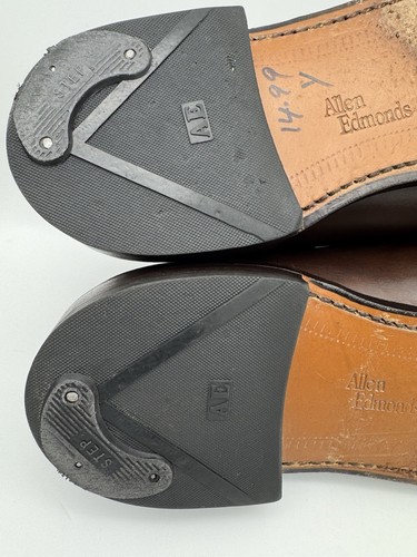 Allen Edmonds Delray Derby braune elegante Lederschuhe Herren Größe 12 E - Bild 9 von 11