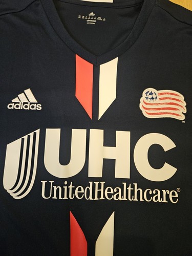 Adidas NEW ENGLAND REVOLUTION Team MLS 2016 Home Soccer Jersey Kit Mens 2XL - Picture 4 of 16