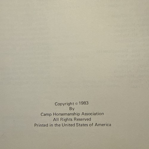 4 Stück CHA Camp Horsemanship Handbuch zertifiziert Verband Level 1 2 3 4 Reiten - Bild 6 von 7