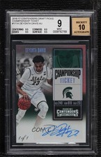 2016 Contenders Draft Picks Championship Ticket 1/1 Deyonta Davis Rookie RC 05or