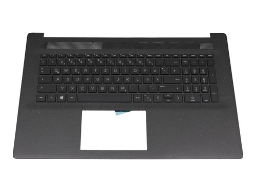 IPC-Computer Tastatur inkl. Topcase DE (deutsch) schwarz/schwarz für HP 17-cn000