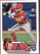 ANDREW VELAZQUEZ #605 2023 Topps Los Angeles Angels NM