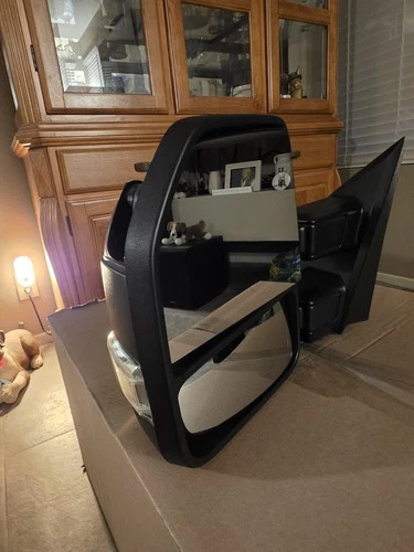 23-25 Ford Super Duty Driver Side Trailer Tow Mirror Power Telescopic Fold OEM