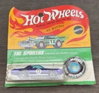 Vintage 1969 Hot Wheels Redline Purple Sugar Caddy on Card Blisterpack