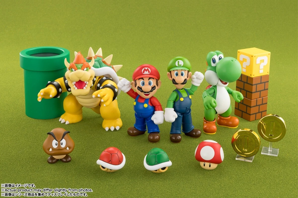 Super Mario Playset. SH Figuarts. Bandai Tamashii Nations
