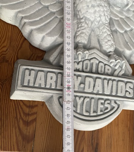 Harley-Davidson Steinzeug / Emblem / Wandschild - Bild 4 von 7