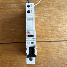 Wylex NHXSBS1B32 Type B RCBO Outlet 32a 32amp 30mA Type A