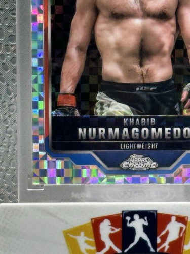 2025 Topps Chrome UFC Khabib Nurmagomedov X-Fractor #36 - Foto 5 di 11