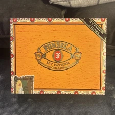 Fonseca My Father Cigars Cedros Empty Cigar Box with Clasp 9.25x7.25x2 Inches