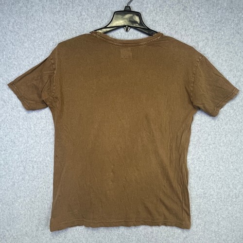 Modish Rebel Shirt Damen L Braun Grafik Kurzarm Rundhals Freizeitshirt - Bild 4 von 8