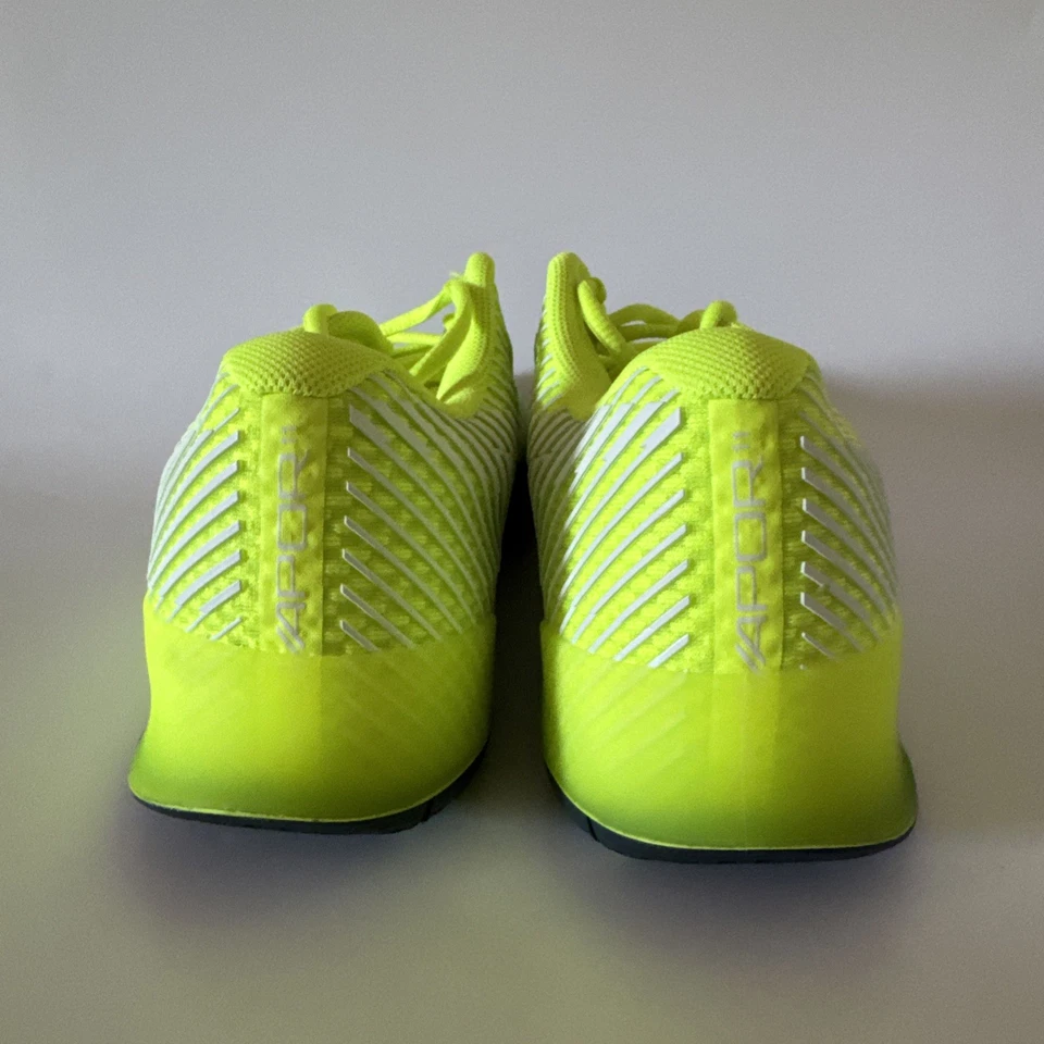 NikeCourt Mens 10 Air Zoom Vapor 11 Hard Court Tennis Shoes Volt/Navy DR6966-700 - Image 4 of 4