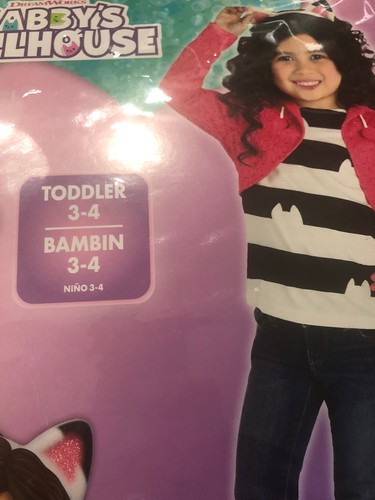 Gabby’s Dollhouse Netflix Gabby Halloween Costume XS 3T4T Girls 2pc NWT - Picture 3 of 3
